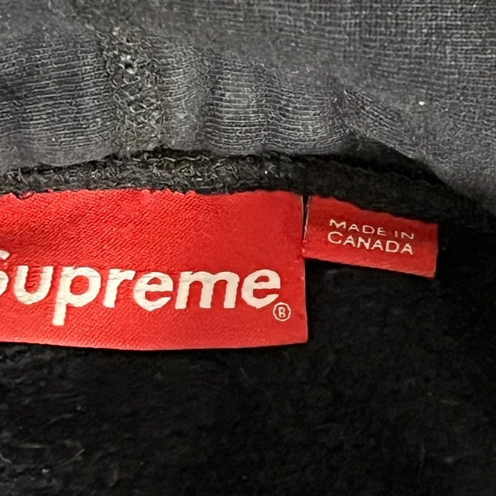 Supreme Barrington Levy Shaolin Temple Hoodie Black FW16 Mens XL Made in Canada - Picture 5 of 8